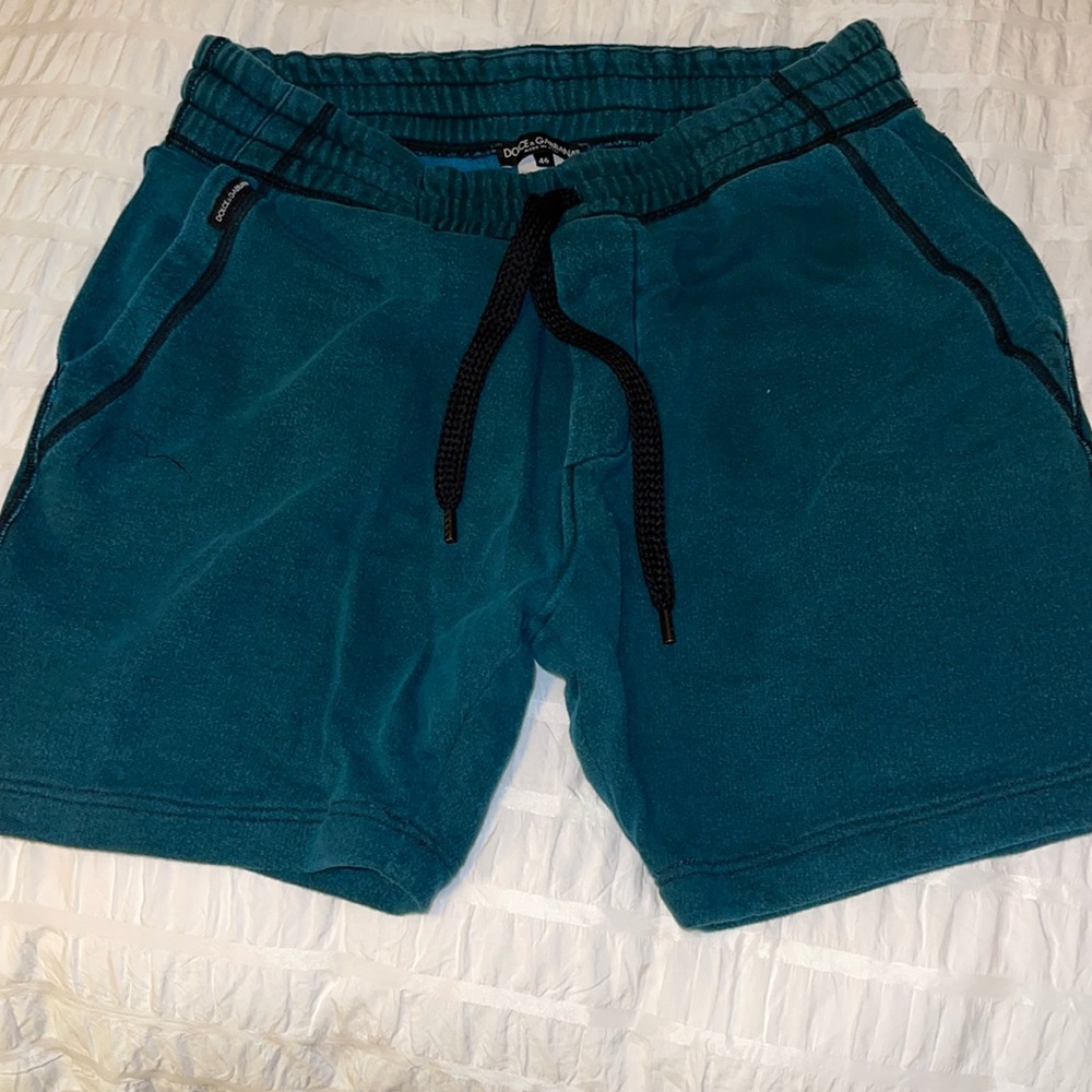 Teal Dolce & Gabbana Soft Shorts Size XL